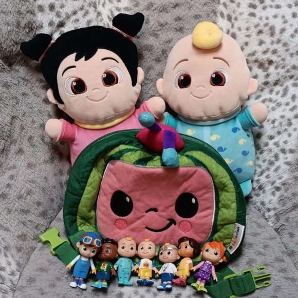 Cocomelon Toys and Backpack - Picture 1 of 9
